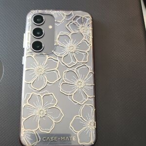 Case-Mate Gold Floral Phone Case - Black and Gold